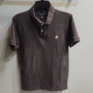 Aeropostale Polo Shirt Grey Medium